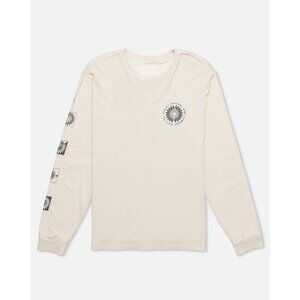 Men's Everyday Naturals Long Sleeve T-Shirt in Bone, Size Medium